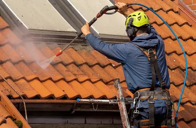 Démoussage et hydrofuge de toiture à Feigères